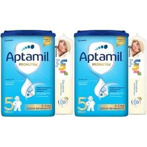 Nutrıcıa Aptamil Pronutra 800GR Devam Sütü No:5 (2-3 Yaş) + Islak Mendil Hediye (2 Li Set)