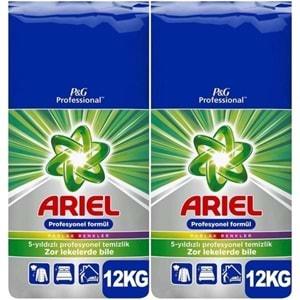 Ariel Matik Toz Çamaşır Deterjanı 24KG Parlak Renkler (2PK*12KG) (160 Yıkama)