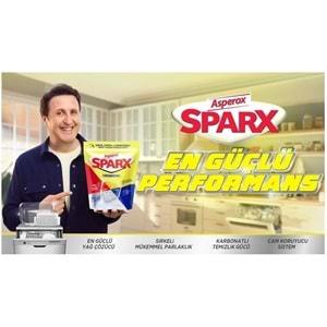 Asperox Sparx Bulaşık Makinesi Kapsülü 120 Adet Hepsi 1 Arada (Sirke-Limon-Karbonatlı) (4PK*30)