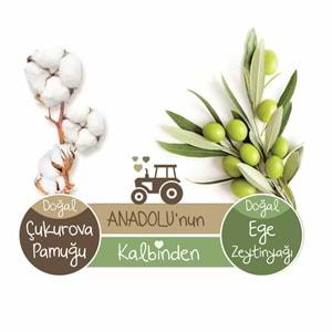 Baby Turco Islak Havlu Mendil Yenidoğan 60 Yaprak Doğadan 48 Li Set (16PK*3) 2880 Yaprak Pls Kapaklı