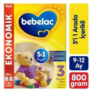 Bebelac 800GR No:3 Devam Sütü (9-12 Ay) (4 Lü Set)