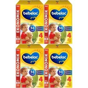 Bebelac 800GR No:4 Devam Sütü (1+ Yaş) (4 Lü Set)