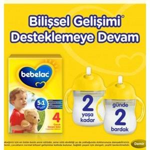 Bebelac 800GR No:4 Devam Sütü (1+ Yaş) (4 Lü Set)