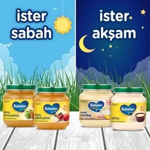 Bebelac Kavanoz Maması Püre 125GR Sütlaç (5 Li Set)