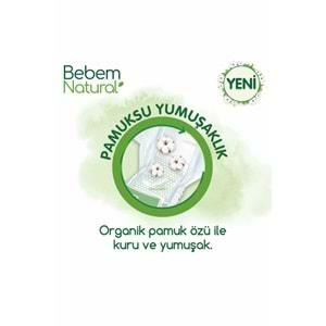 Bebem Bebek Bezi Natural Beden:4 (7-14KG) Maxi 520 Adet Mega Ultra Fırsat Pk