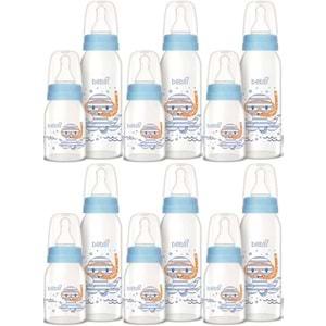 Bebsi Cam Biberon Seti Mavi (250ML+125ML) (6 Lı Set)