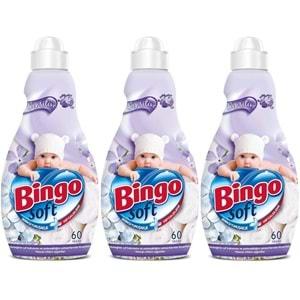 Bingo Soft Çamaşır Yumuşatıcı Konsantre 1440ML Sensitive (Hipoalerjenik) (3 Lü Set)