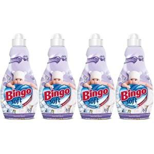 Bingo Soft Çamaşır Yumuşatıcı Konsantre 1440ML Sensitive (Hipoalerjenik) (4 Lü Set)