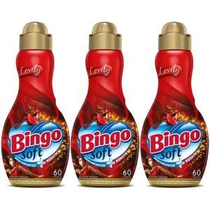 Bingo Soft Çamaşır Yumuşatıcı Konsantre 1440ML Lovely (3 Lü Set)