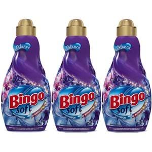 Bingo Soft Çamaşır Yumuşatıcı Konsantre 1440ML Ortanca (3 Lü Set)
