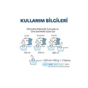 Bingo Toz Çamaşır Deterjanı 8KG Oxyjen Doğal İçerikli Parfümsüz (2PK*4KG) (52 Yıkama)