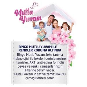 Bingo Matik Toz Çamaşır Deterjanı 16KG Beyazlar ve Renkliler 106 Yıkama (Mutlu Yuvam)