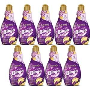 Bingo Soft Çamaşır Yumuşatıcı Konsantre 1440ML Lavanta (9 Lu Set)
