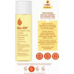 Bio-Oil %100 Natural Çatlak & Leke Karşıtı Nemlendirici Doğal Cilt Bakım Yağı 125ML (4 Lü Set)