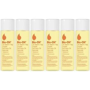 Bio-Oil %100 Natural Çatlak & Leke Karşıtı Nemlendirici Doğal Cilt Bakım Yağı 125ML (6 Lı Set)