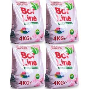 BorLine Matik Toz Çamaşır Deterjanı 16KG (Renkliler İçin) 104 Yıkama (4PK*4KG)