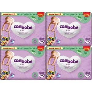 Canbebe Bebek Bezi Beden:6 (15-27Kg) Extra Large 128 Adet Avantaj Fırsat Pk