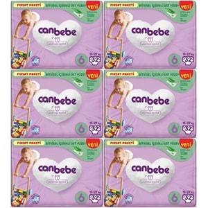 Canbebe Bebek Bezi Beden:6 (15-27Kg) Extra Large 192 Adet Exstra Fırsat Pk