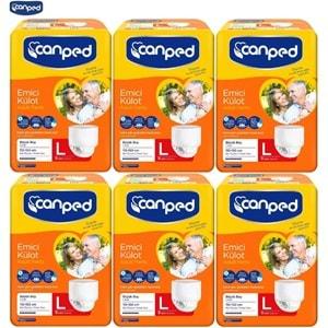 Canped Emici Külot Hasta Bezi Büyük-Large 48 Adet (6Pk*8)