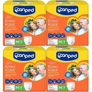 Canped Emici Külot Hasta Bezi M-Orta 36 Adet (4PK*9)