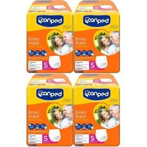 Canped Emici Külot Hasta Yetişkin Bezi Small/Küçük-S 120 Adet Dev Ekonomik Pk (4PK*30)