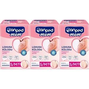 Canped Mom Lohusa Külodu - Külot Bez S - Small - Küçük / M - Medium - Orta 30 Adet (3PK*10)