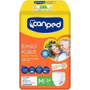 Canped Emici Külot Hasta Yetişkin Bezi M - Orta - Medium 48 Adet (2PK*24)