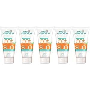 Cire Aseptine Sun Güneş Koruyucu Kremi 50+ SPF 150 ML (5 Li Set)