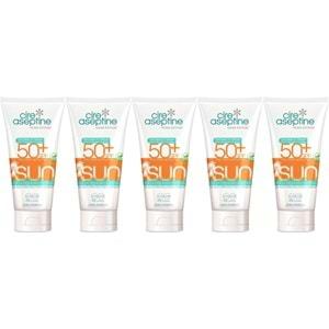 Cire Aseptine Sun Güneş Koruyucu Kremi Çocuk 50+ SPF 150 ML (5 Li Set)