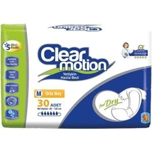 Clearmotion Yetişkin Hasta Bezi Bel Bantlı M - Orta - Medium 240 Adet (8PK*30)