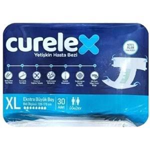 Curelex Hasta Bezi Yetişkin Bel Bantlı Tekstil Yüzey XL-Extra Large Boy 150 Adet Tekli Pk (5PK*30)