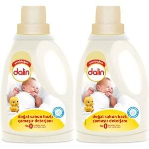 Dalin Çamaşır Deterjanı 1500ML Sensitive Sabun Kokulu (2 Li Set)