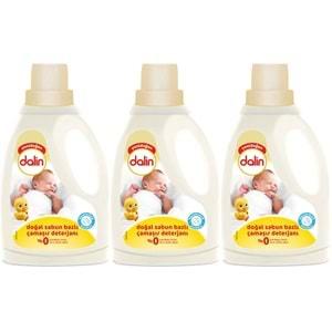 Dalin Çamaşır Deterjanı 1500ML Sensitive Sabun Kokulu (3 Lü Set)