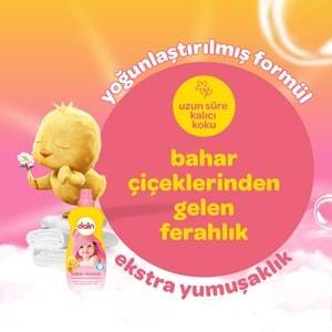 Dalin Çamaşır Yumuşatıcı Konsantre 1200ML Bahar Ninnisi (4 Lü Set)