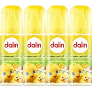 Dalin Bebek Kolonyası 150ML Orman Esintisi (Turunçgiller-Yasemin-Misk Kokulu) (4 Lü Set)