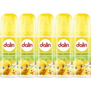 Dalin Bebek Kolonyası 150ML Orman Esintisi (Turunçgiller-Yasemin-Misk Kokulu) (5 Li Set)