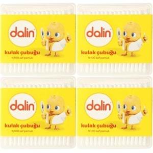 Dalin Kulak Çubuğu 100 Adet (4 Lü Set)