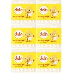 Dalin Kulak Çubuğu 100 Adet (6 Lı Set)