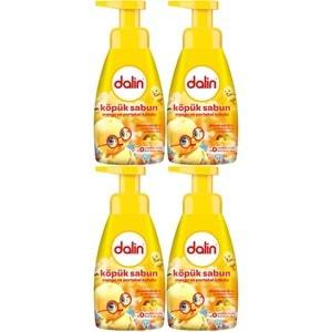 Dalin Köpük Sabun 200ML Mango ve Portakal Kokulu Çoçuklarınız İçin (4 Lü Set)