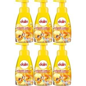 Dalin Köpük Sabun 200ML Mango ve Portakal Kokulu Çoçuklarınız İçin (6 Lı Set)