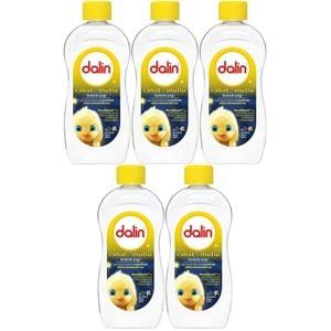 Dalin Bebek Yağı 300ML Rahat ve Mutlu Vanilya Kokulu Nemlendirici (5 Li Set)