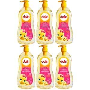 Dalin Bebek Şampuanı 700ML Kolay Tarama Badem Özlü Pompalı (6 Lı Set)