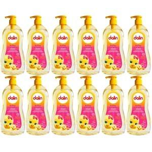 Dalin Bebek Şampuanı 700ML Kolay Tarama Badem Özlü Pompalı (12 Li Set)