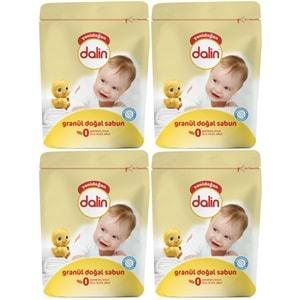 Dalin Granül Sabun Tozu 1000GR Klasik (Doğal Sabun) 4 Lü Set (80 Yıkama)