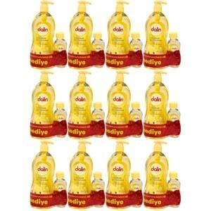 Dalin Bebek Şampuanı Klasik 700ML Pompalı + Bebek Yağı Hediye 100ML (Nem Koruma) (12 Li Set)