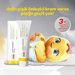 Dalin Pişik öneliyici Krem/Pişik Kremi 100ML (Bebekler İçin) (4 Lü Set)