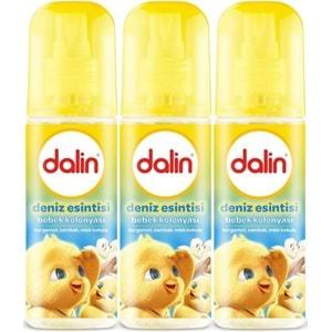 Dalin Bebek Kolonyası 150ML Deniz Esintisi (Bergomat-Zambak-Misk Kokulu) (3 Lü Set)