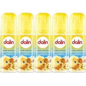 Dalin Bebek Kolonyası 150ML Deniz Esintisi (Bergomat-Zambak-Misk Kokulu) (5 Li Set)