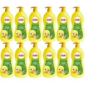 Dalin Bebek Saç & Vücut Şampuanı 700ML Nem ve Koruma Avakado Özlü (Pompalı) (12 Li Set)