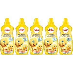 Dalin Çamaşır Deterjanı 1.5LT Bıcı Bıcı Kokulu (Hassas ve Hipoalerjenik Formül) (5 Li Set)